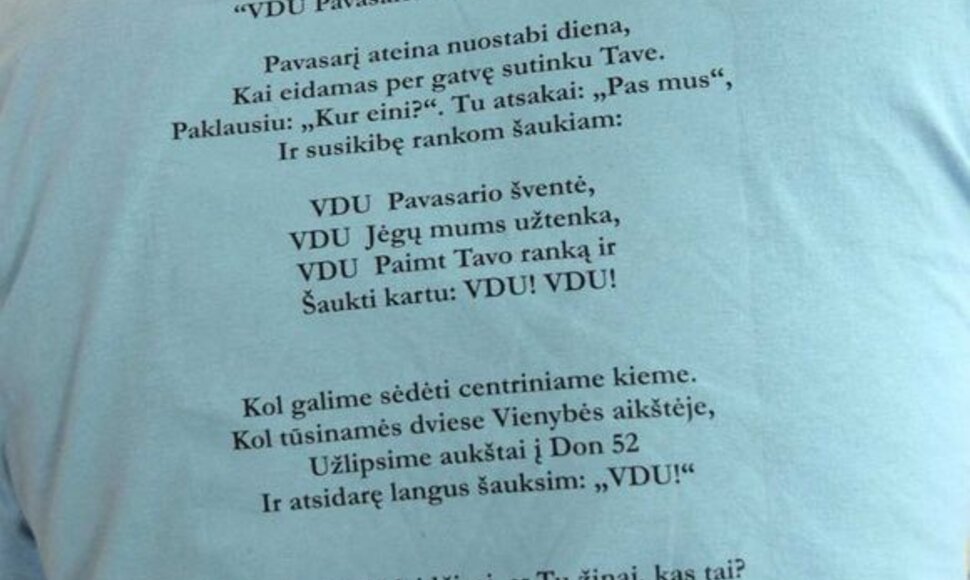 Studentai kviečiami įamžinti su universitetu susijusius įvykius, savo draugus ir save pačius.