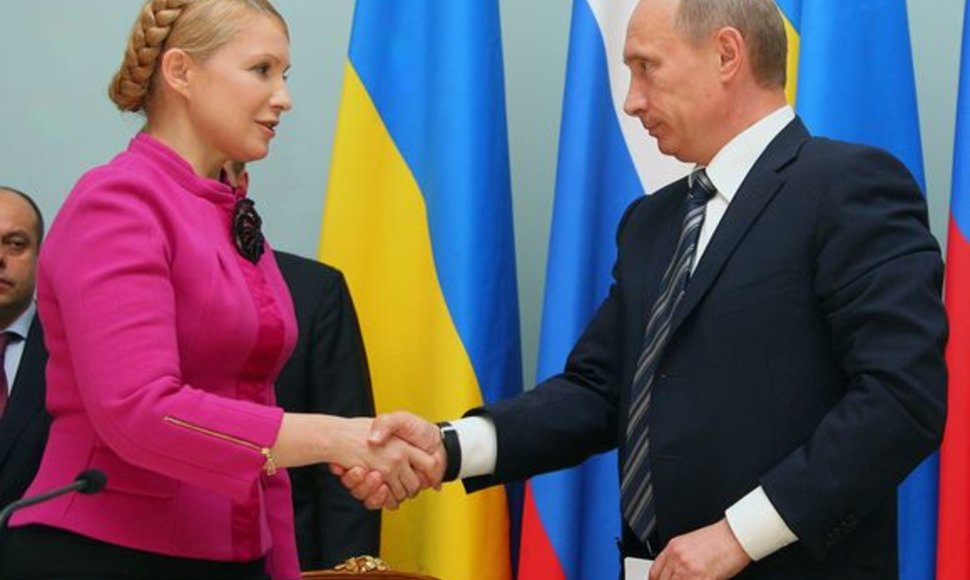 Julija Tymošenko ir Vladimiras Putinas