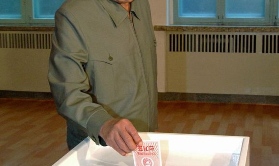 Šiaurės Korėjos lyderis Kim Jong-il