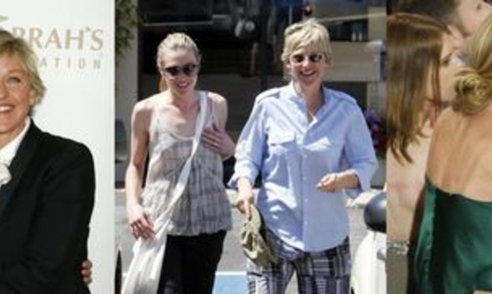 Ellen DeGeneres ir Portia de Rossi