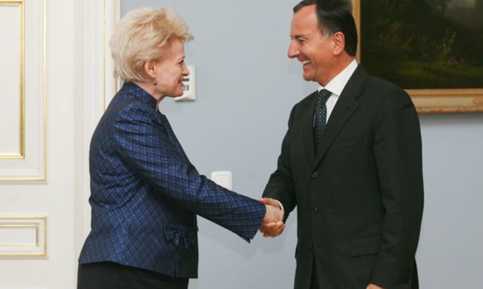 Prezidentė Dalia Grybauskaitė paragino Italijos užsienio reikalų ministrą Francą Frattinį kuo greičiau išspręsti „Villa Lituania“ klausimą.