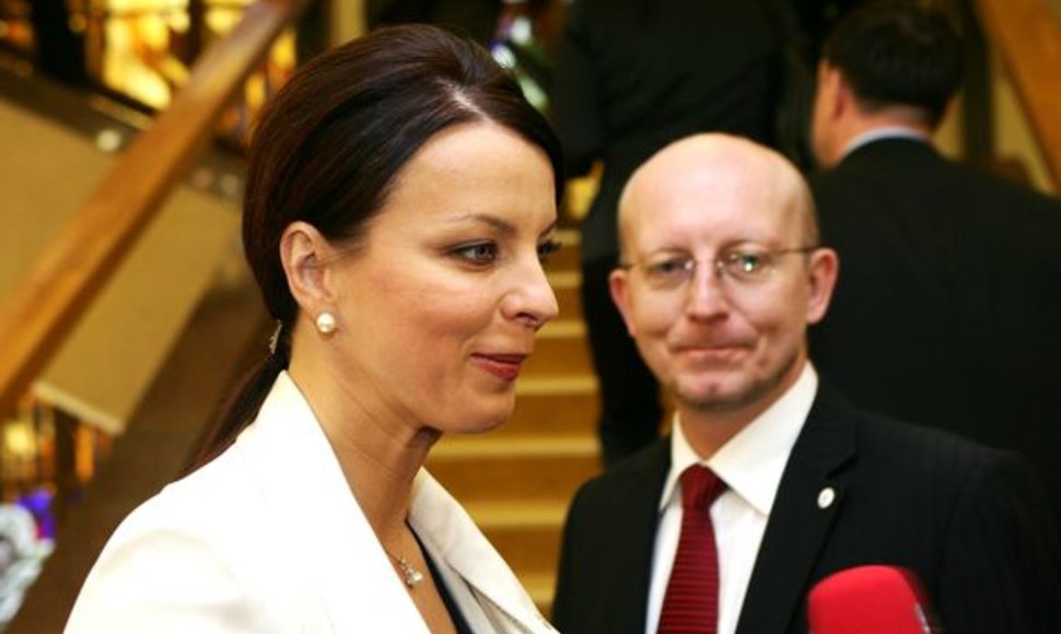 Inga Valinskienė ir Arūnas Valinskas 