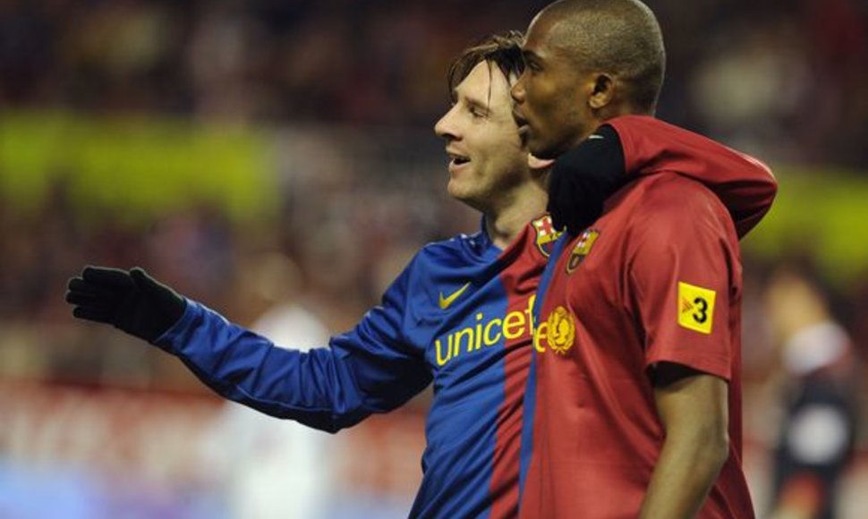 L.Messi (k.) ir S.Eto. 