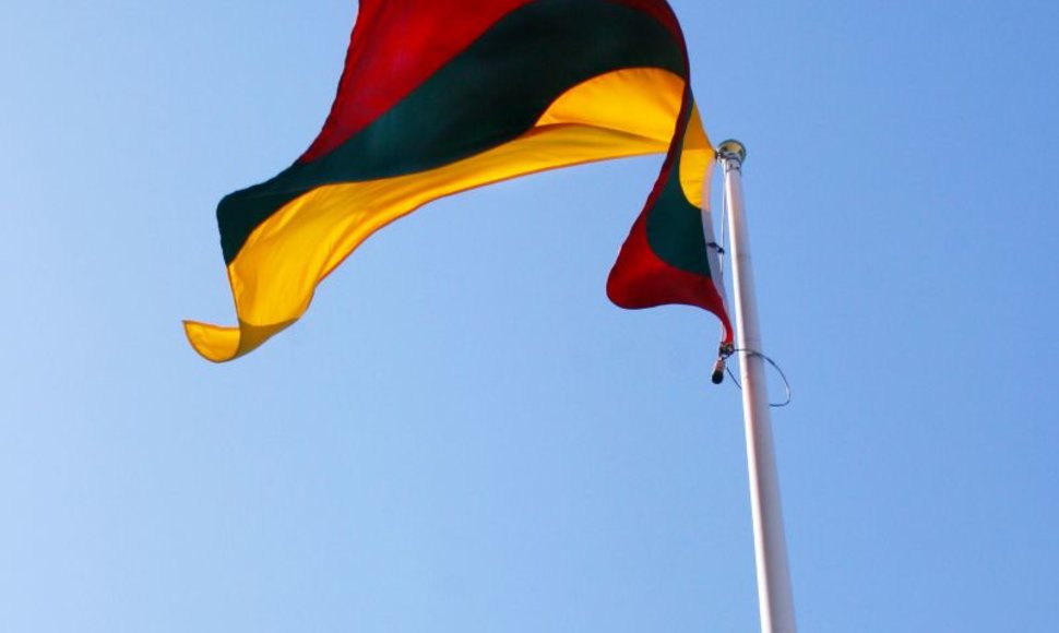 Lietuvos trispalvė buvo iškelta Olimpiniame kaimelyje.