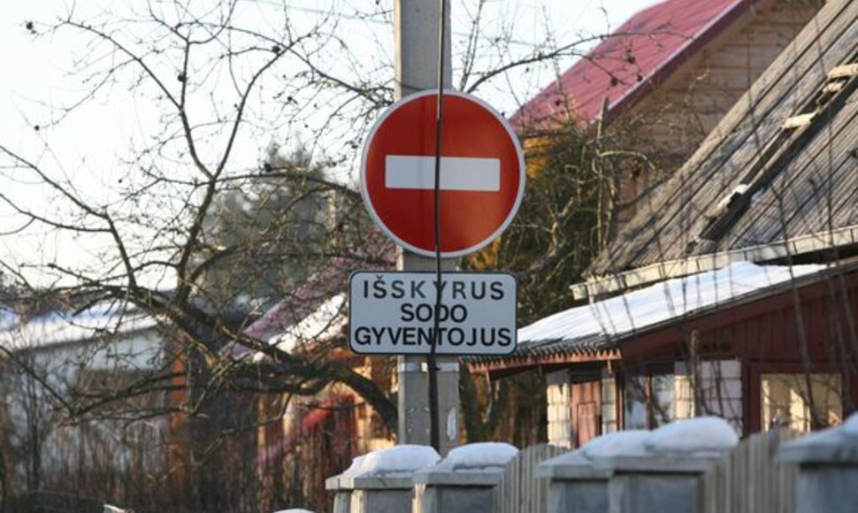 Antakalnio sodai, esantys Vilniaus miesto teritorijoje, nuolatinių gyventojų apgyvendinti daugiau nei 50 proc.