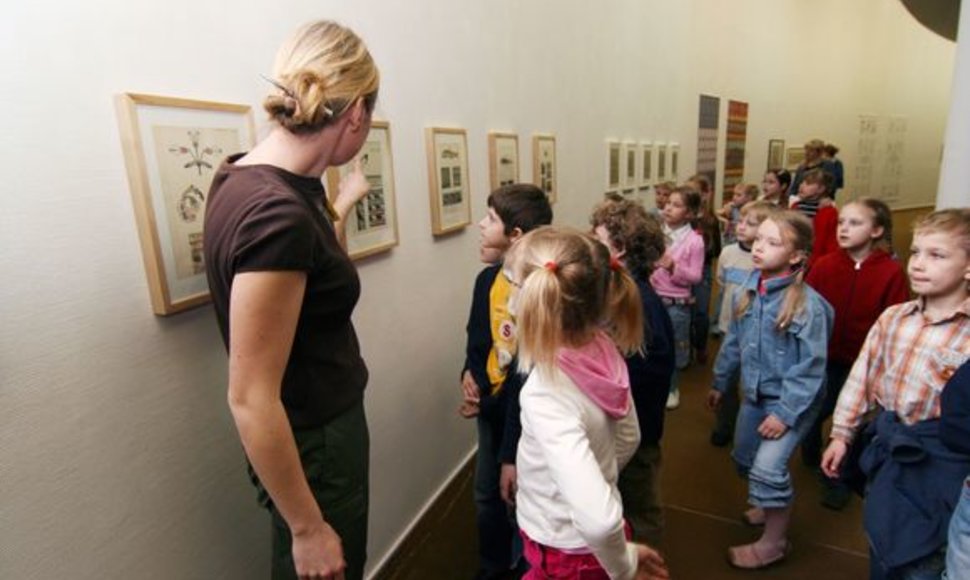 M.Žilinsko dailės galerijoje dažnai vyksta ekskursijos vaikams