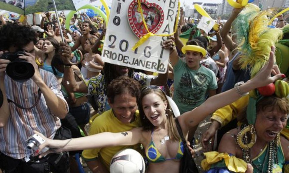 Brazilai džiaugsmingai pasitiko gerą žinią.