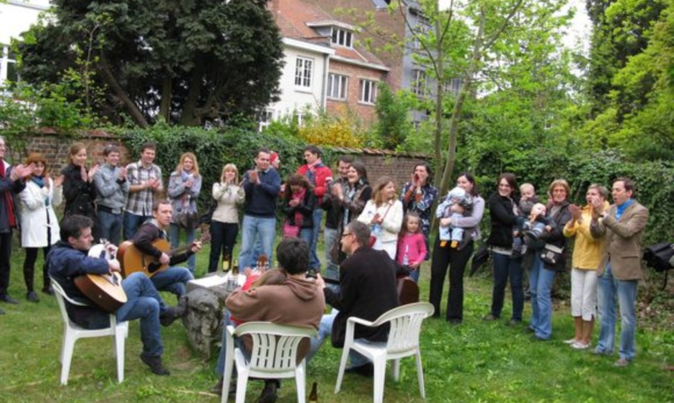 Muzikuojantys lietuviai Briuselyje