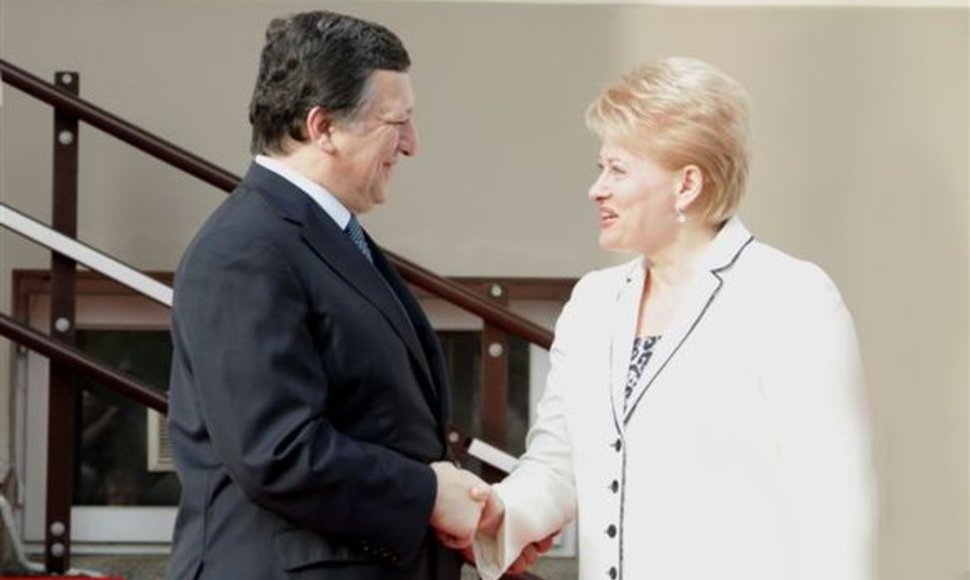 Dalia Grybauskaitė ir Žozė Manuelis Barosas