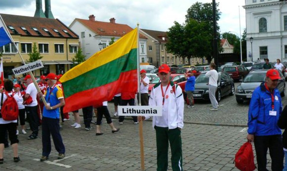 Nerijus Maskolaitis atstovauja Lietuvai.