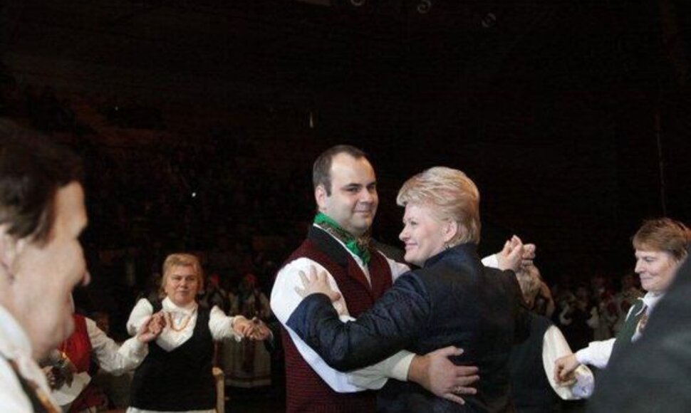 Prezidentei teko ir pašokti.