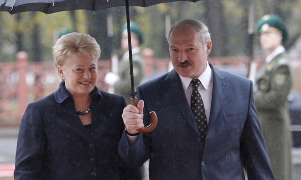 Dalia Grybauskaitė ir Aleksandras Lukašenka