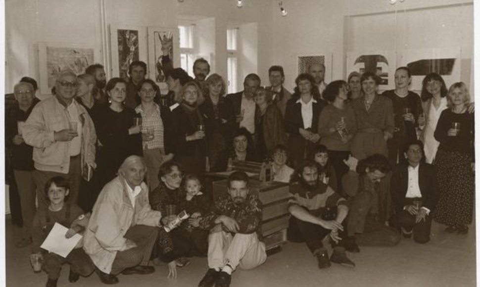 Galerijos „Kairė-dešinė“ atidarymas 1995 metais