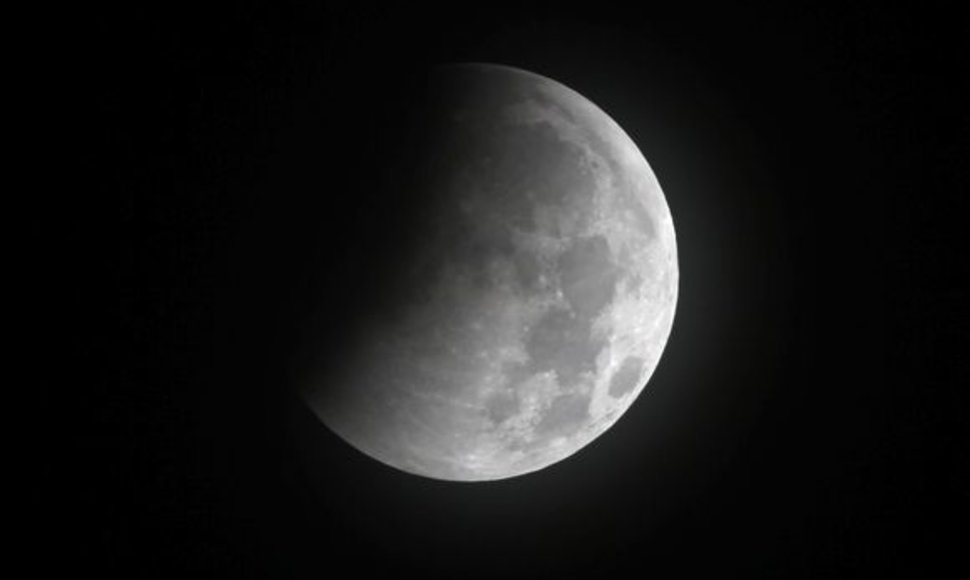 Mėnulio užtemimo akimirka