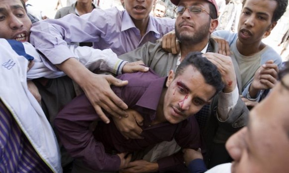 Sužeistas protestuotojas Jemene