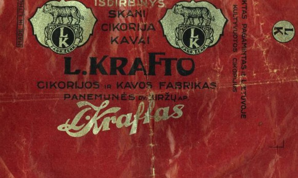 Krafto kavos etiketė