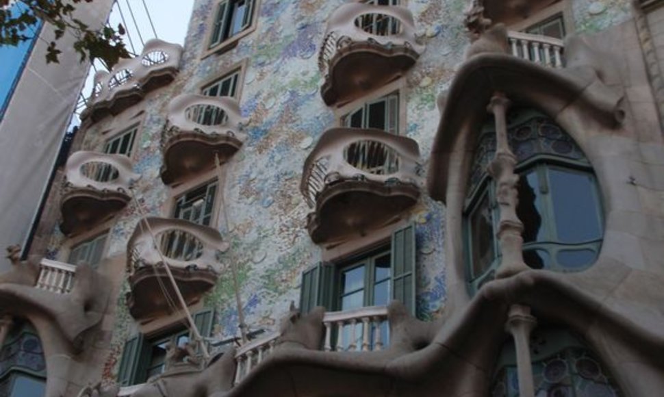Casa Batllo – viena įspūdingiausių A.Gaudi pastatų.
