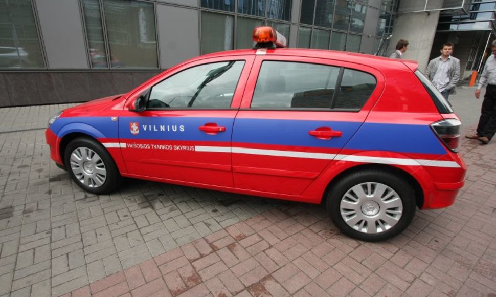 „Municipalinės policijos“  automobilis