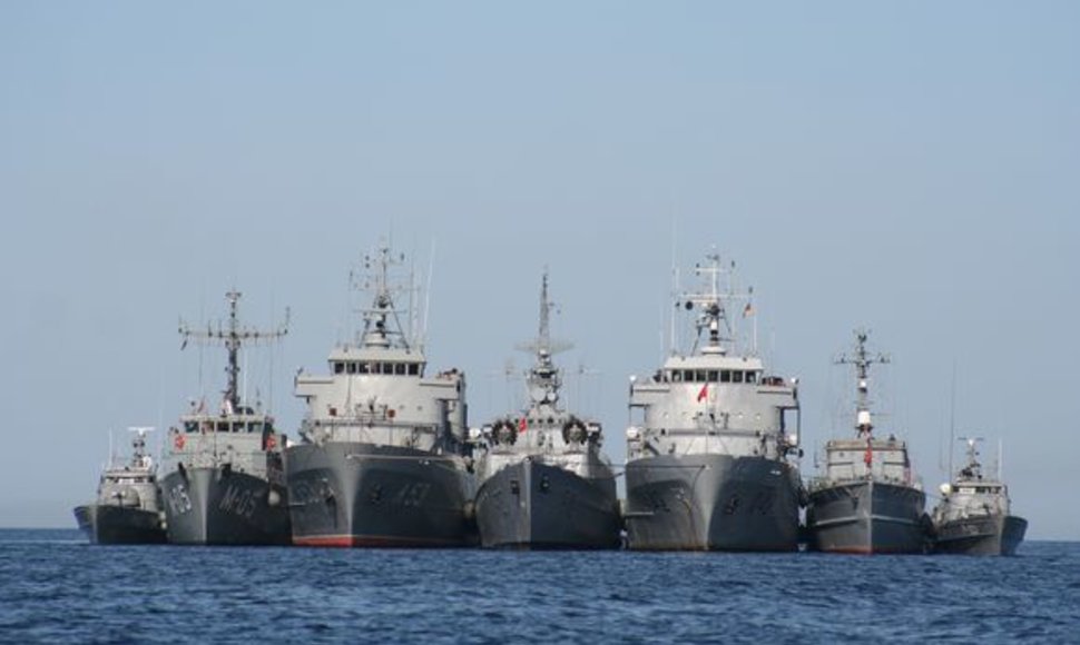 Lietuvos ir Latvijos KJP laivai „Baltic fortress’08“ pratybų metu