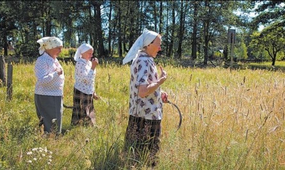 Šilų dzūkų pagarba rugiui ir duonai sujaudino fotomenininką.