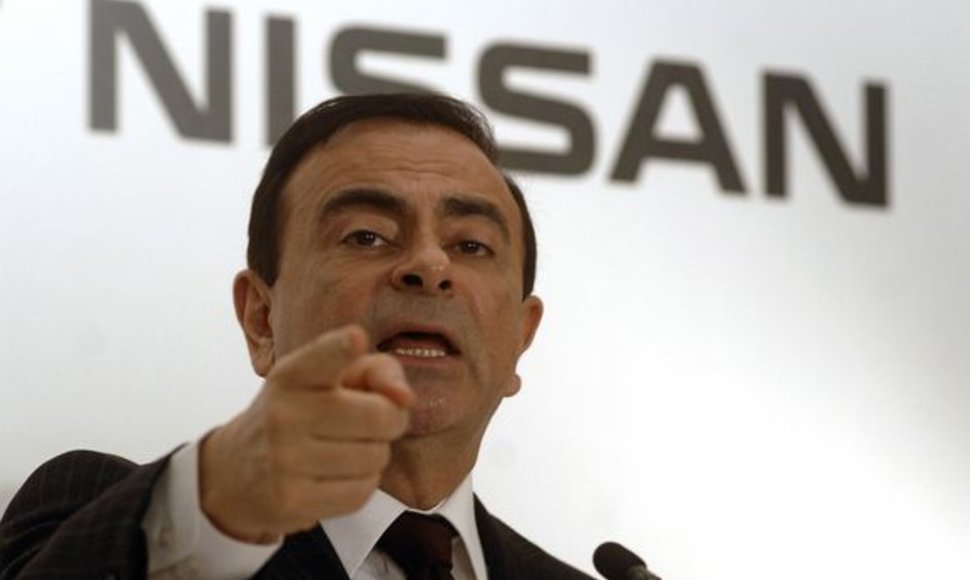 „Renault-Nissan“ aljanso vadovas Karlosas Ghosnas