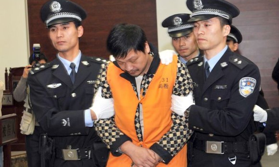 Zhengas Minshengas už aštuonių vaikų nužudymą buvo nuteistas mirties bausme.