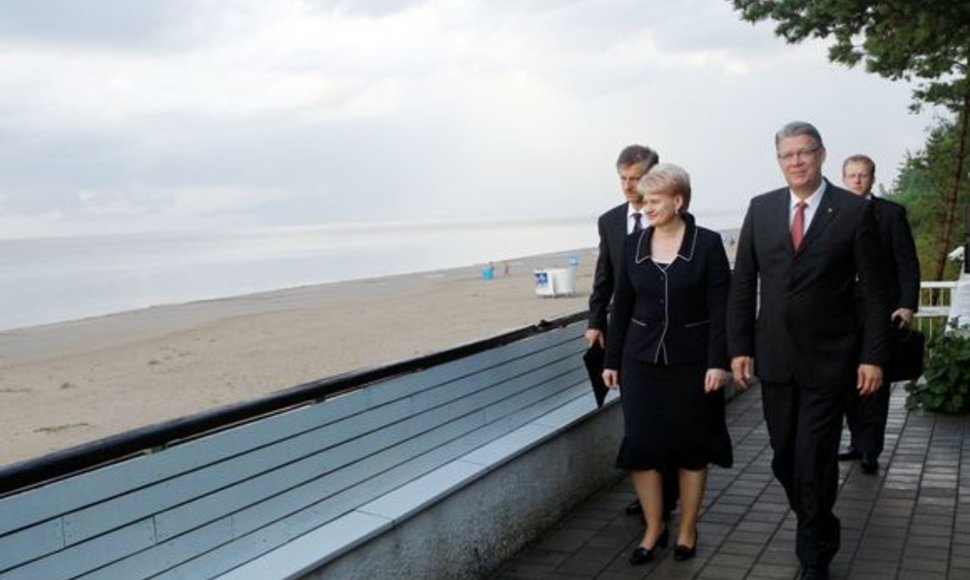Dalia Grybauskaitė Latvijos Nepriklausomybės dienos minėjime Rygoje