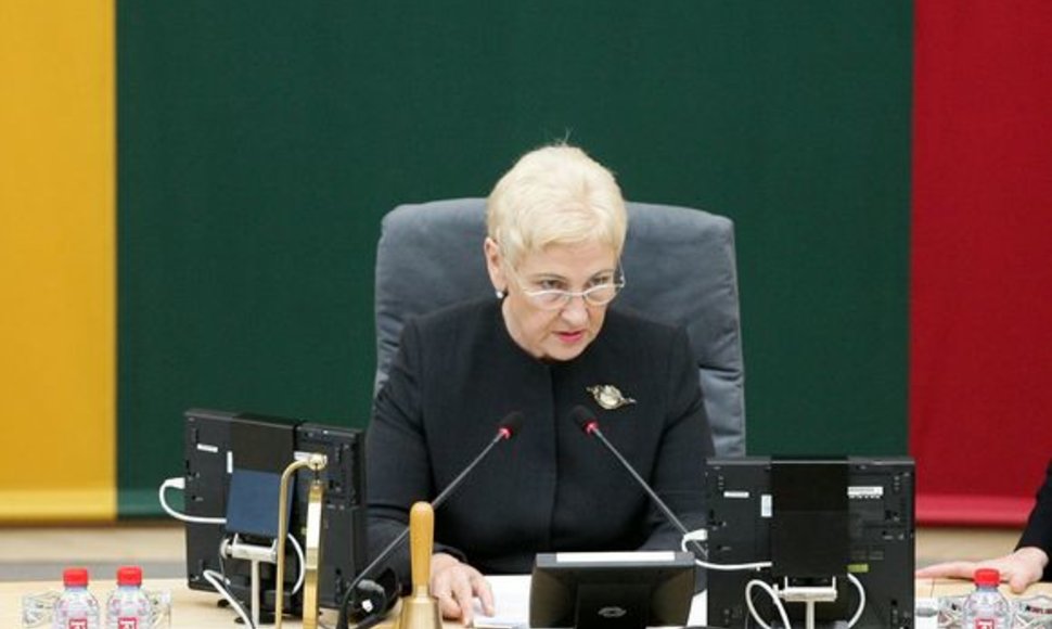 Seimo pirmininkė Irena Degutienė