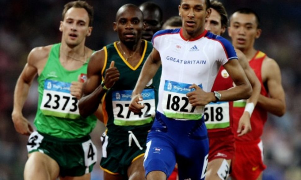 Vitalijus Kozlovas – Pekino olimpinių žaidynių dalyvis (kairėje)