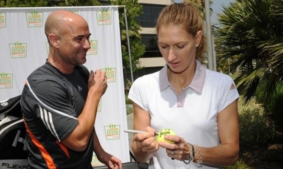 Andre Agassi ir Steffi Graf 