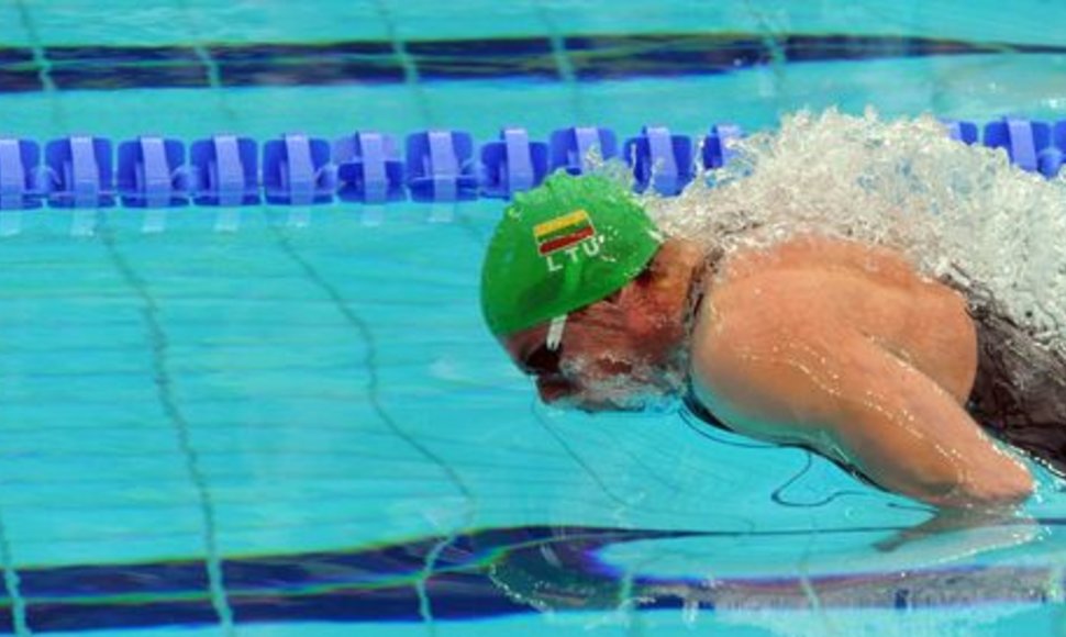 Vytautas Janušaitis pusfinalio plaukime