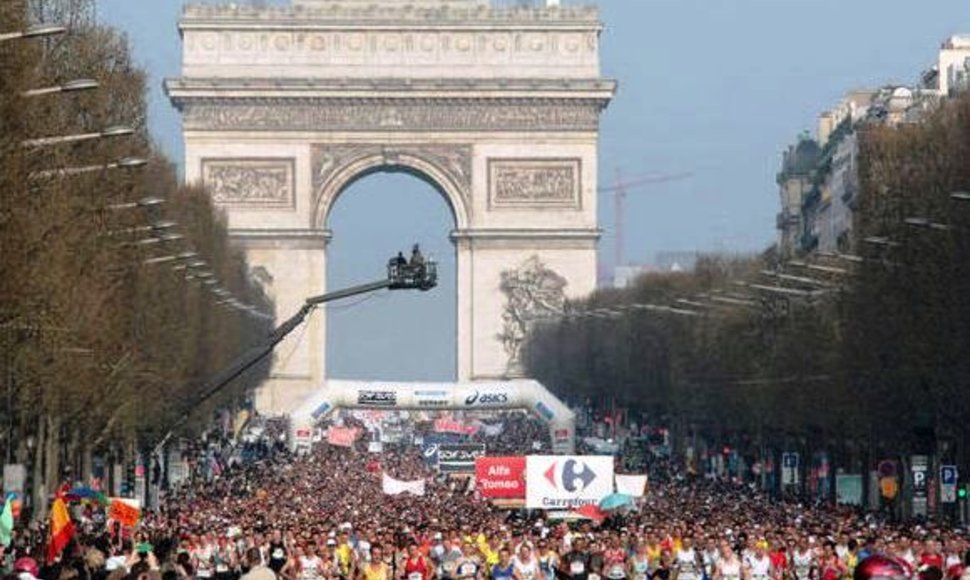 Paryžiaus maratono startas