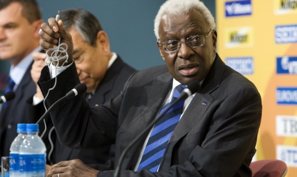 IAAF Prezidentas Lamine Diack