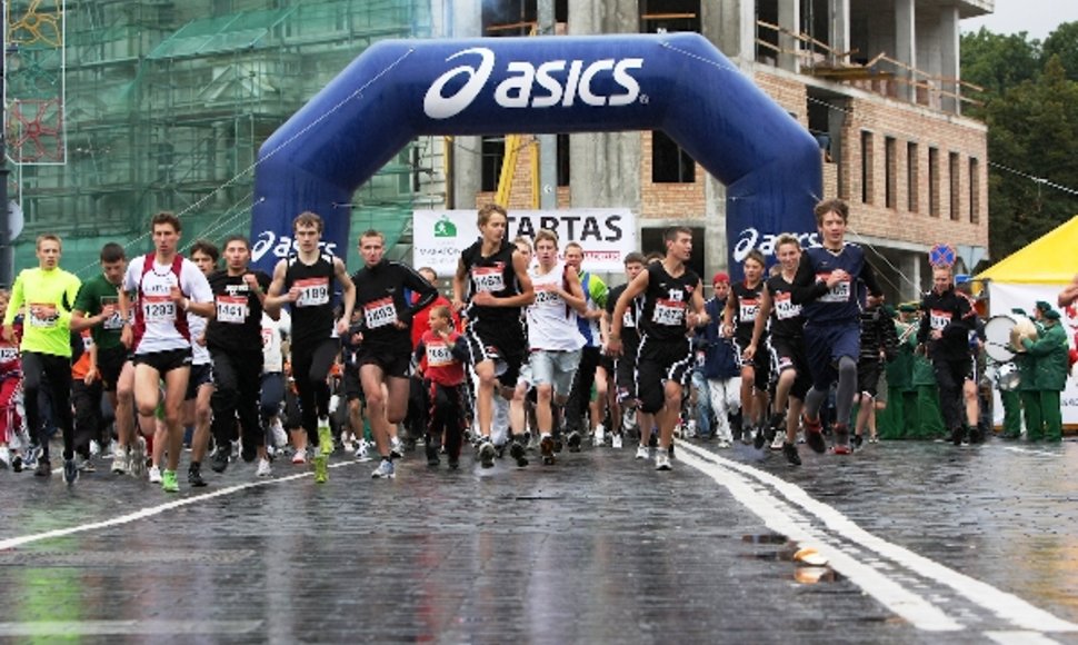 2008 metų Vilniaus maratono startas