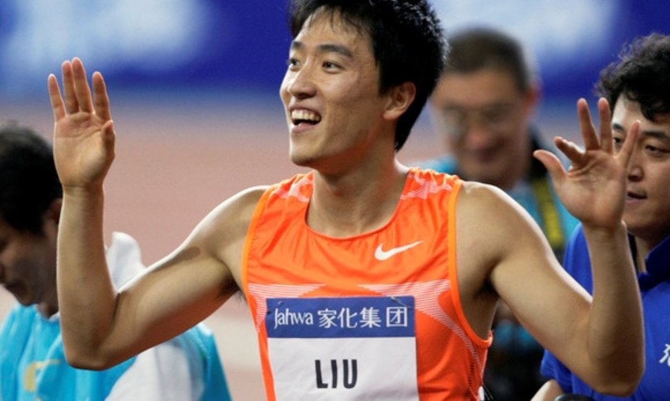 Liu Xiang į bėgimo takelį grižo po 13 mėnesių pertraukos