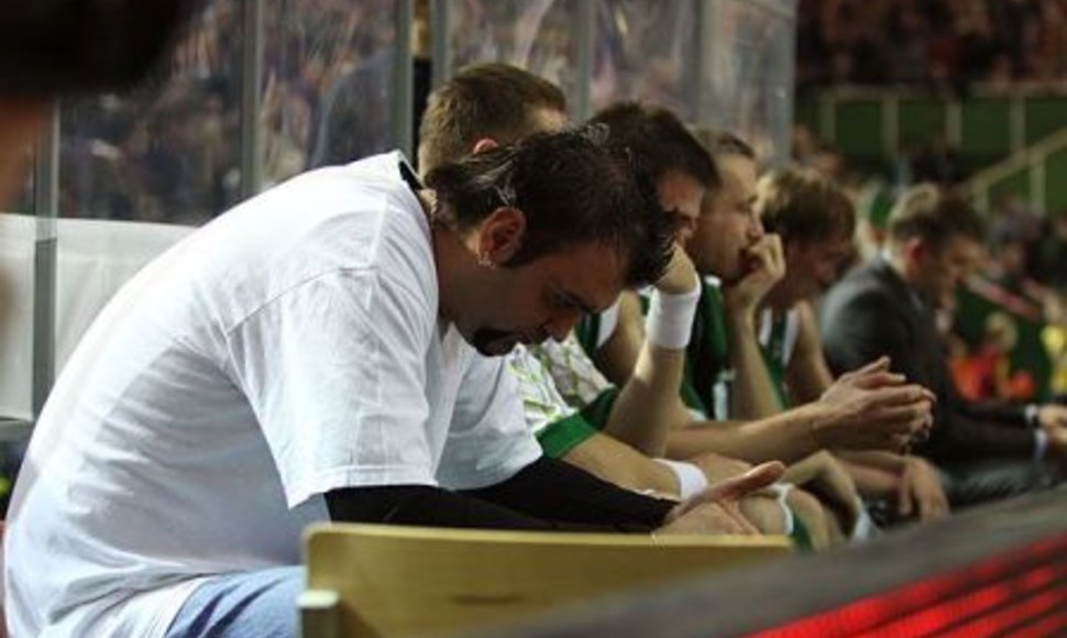 Ratko Varda negalėjo padėti komandai rungtynėse su Italijos čempionais