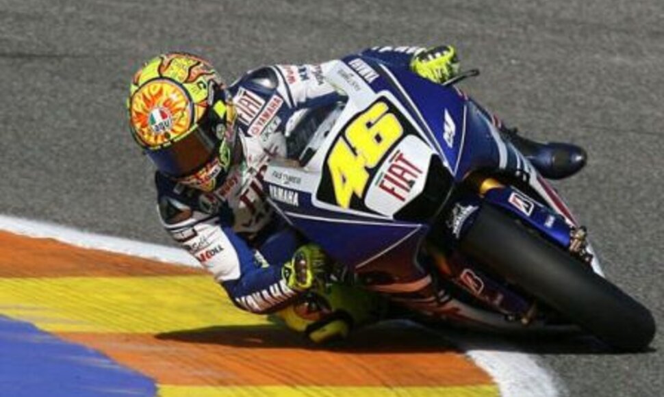 Valentino Rossi bando save ir ralio trasose