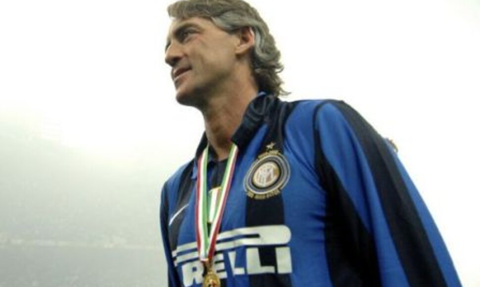 Roberto mancinis tapo geriausiu praėjusio sezono Italijos treneriu
