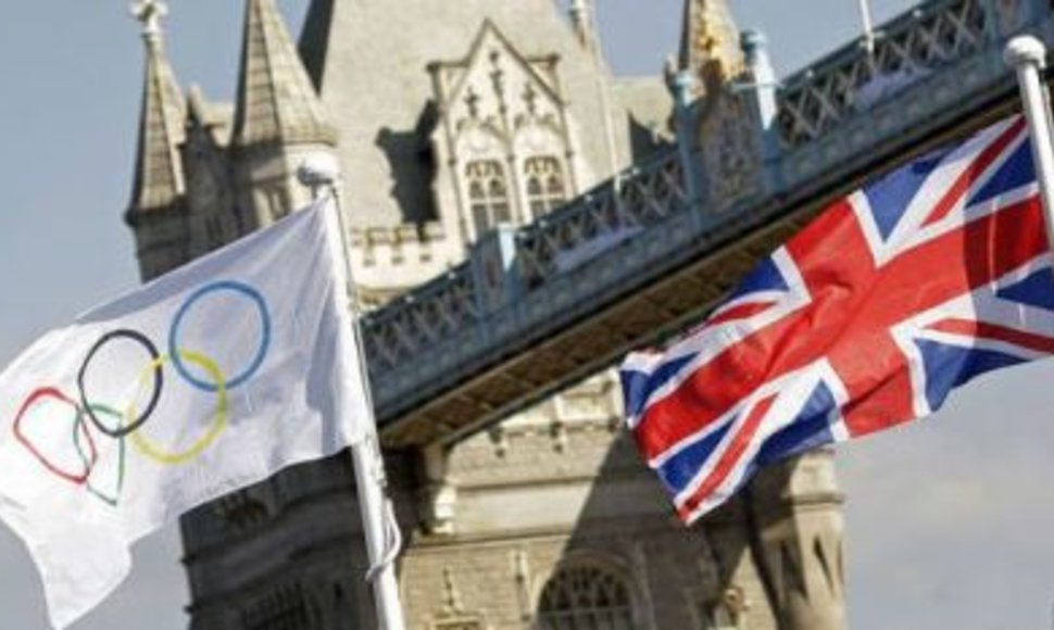 Londono olimpiados organizatoriai taupo