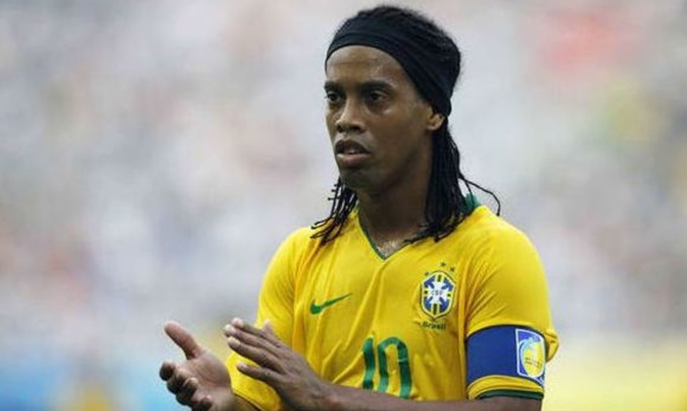 Brazilijos rinktinės kapitonas Ronaldinho