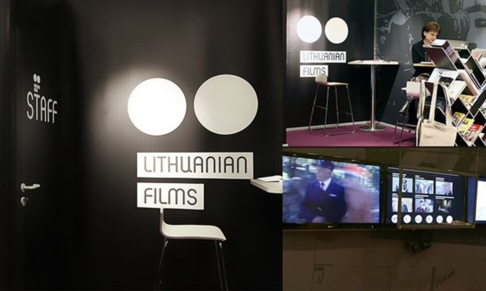 Lithuanian Films stendas Europos filmų mugėje