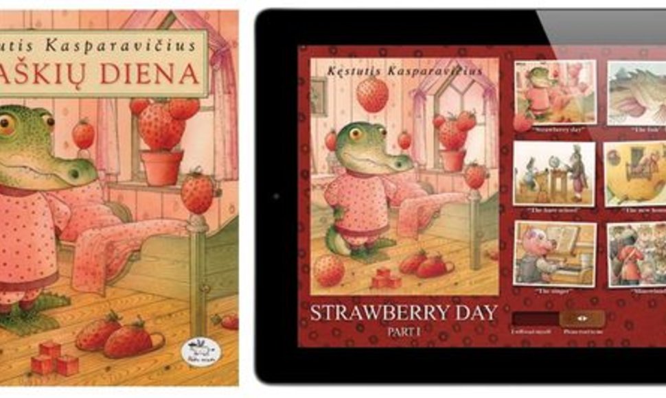 Kęstučio Kasparavičiaus knyga „Braškių diena“ (Nieko rimto, 2007 m.) ir jos elektroninė versija