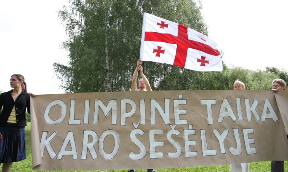 Protestas prieš Rusijos vykdomą agresiją prieš Gruziją 