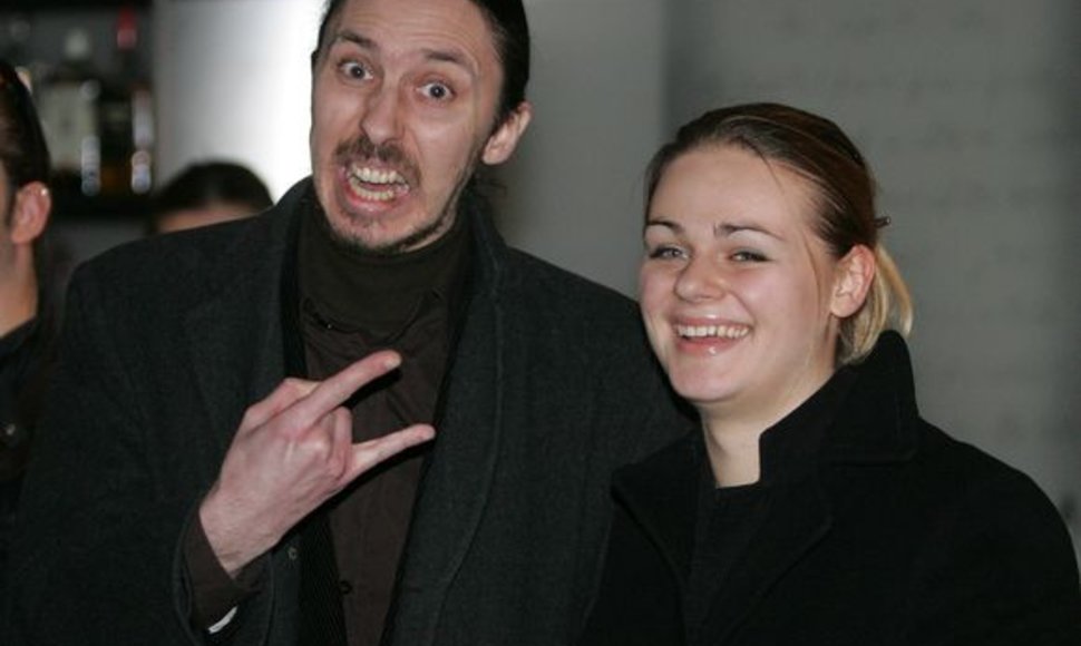 Marius Berenis su buvusia drauge Ieva Urbonaite