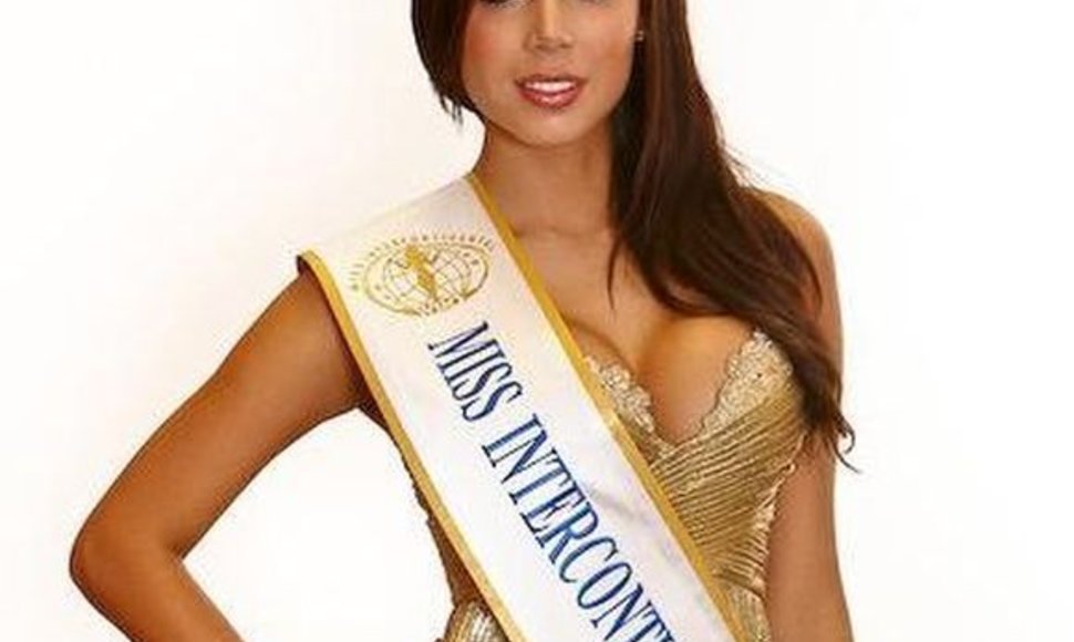 Konkurso „Miss Intercontinental“ pernai metų laimėtoja Christina Camargo