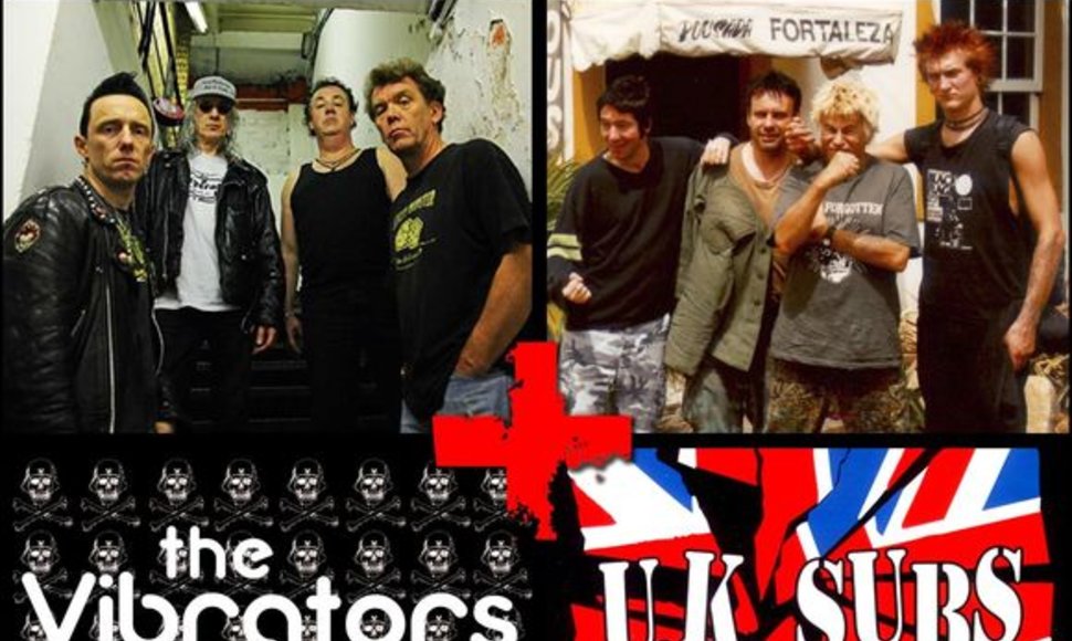 Pankroko legendos: grupės „UK Subs“ ir „The Vibrators“