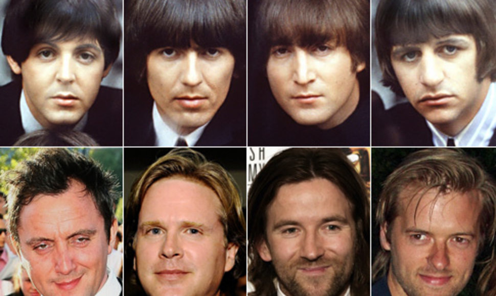 Garsiuosius „The Beatles“ įkūnys 4 aktoriai