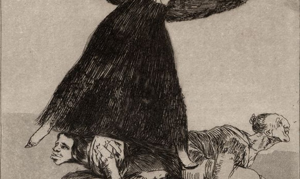 F.Goya paveikslas "Nuskrido. 1806-1807"