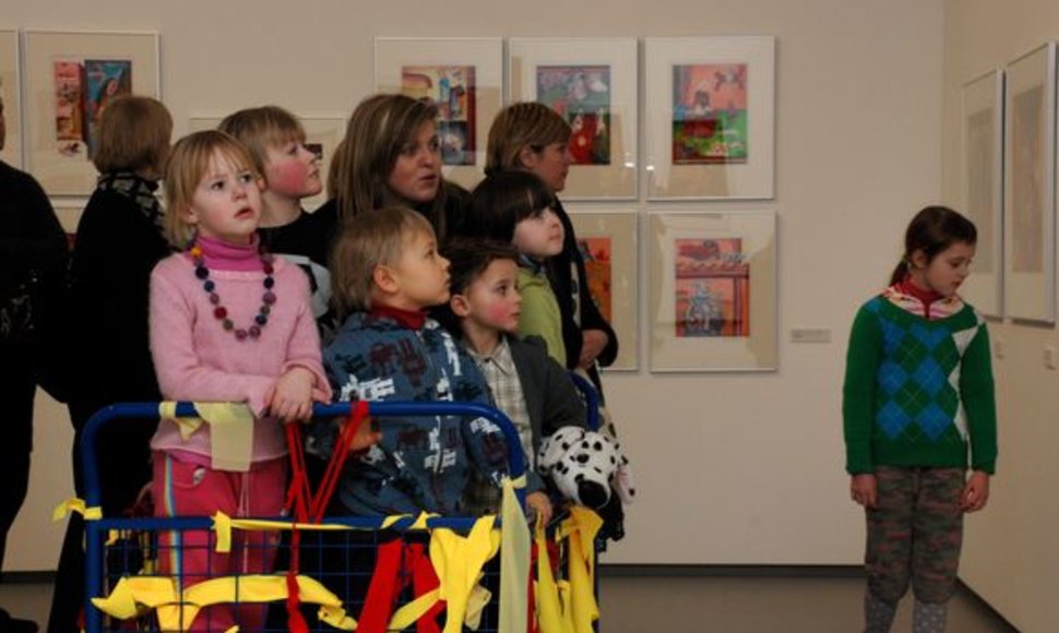 Vaikai Nacionalinėje dailės galerijoje