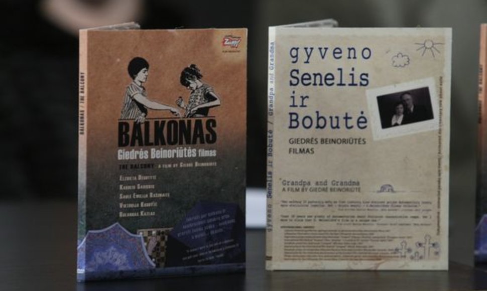 Filmų „Balkonas“ ir „Gyveno senelis ir bobutė“ DVD 